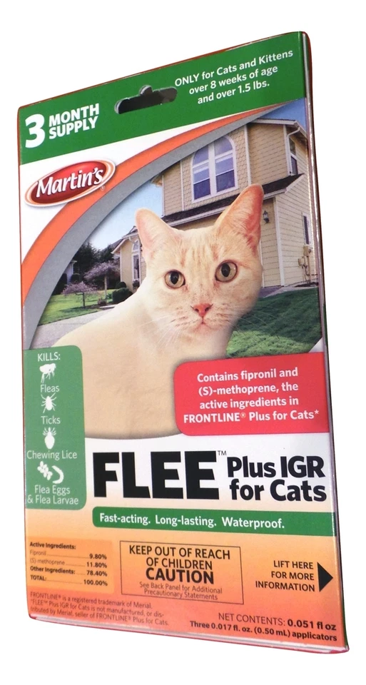Martin's Flee Plus IGR for Dogs 23 to 44 Lbs - 0.135 oz
