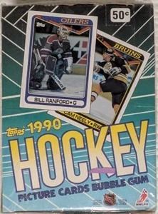 Topps 1990 Hockey Picture Cards Bubble Gum 36 Packs Unopened NHL Sealed - Picture 1 of 6