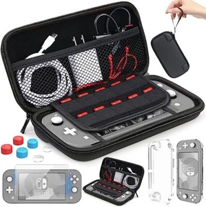 Custodia HEYSTOP per Nintendo Switch Lite, trasparente, 4 in 1 - Foto 1 di 13