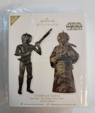 Hallmark Keepsake 2012 SDCC Star Wars 4-LOM and Zuckuss Special Edition SEALED