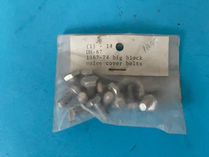 1963-74 corvette VALVE COVER BOLTS CORRECT NEW - Imagen 1 de 1