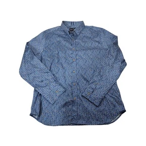 Robert Graham Modern Americana Herren 3XL Langarm Hemd mit Knopfleiste blau - Bild 1 von 5