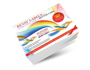 500 A4 Sheet Labels - 2 Labels - Diameter Circular Printer Stickers Round 140mm - Picture 1 of 1