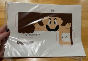 Super Mario Bros - Buildable Mario - Papercraft - Nintendo Promo 2015 - Bild 1 von 3
