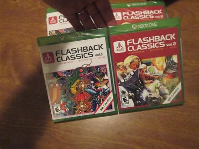 Atari Flashback Classics Vol. 1 & Vol. 2 XBOX ONE LOT 2 GAMES BRAND NEW SEALED - Image 1 of 4