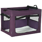 PawHut 80cm Soft Side Pet Carrier w/ Cushion, for Medium Dogs - Purple