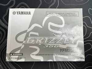 Yamaha Grizzly 350 YFM35FGX Owner's Manual LIT-11626-21-17 - Picture 1 of 2