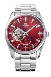 ORIENT Contemporary RN-AR0010R Mechanical Automatic Watch Red Dial Silver - Picture 1 of 6