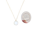  Magnifying Glass Pendant Magnifier 5x Necklace Neclace Pocket