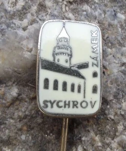 Sychrov Neugotisches Schloss Barock Schloss Palast Tourist Souvenier Pin Anstecker - Bild 1 von 4