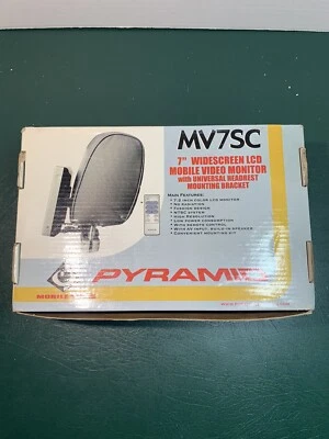 Pyramid | 7” Widescreen LCD Mobile Video Monitor | NOS - Image 1 of 4