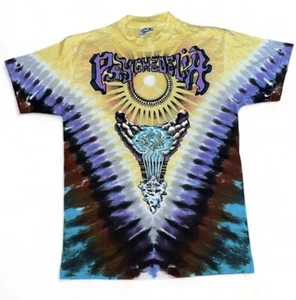 Vintage NOS 90s Psychedelia T-Shirt L Tie-Dye Grateful Dead Single Stitch Size L - Picture 1 of 7