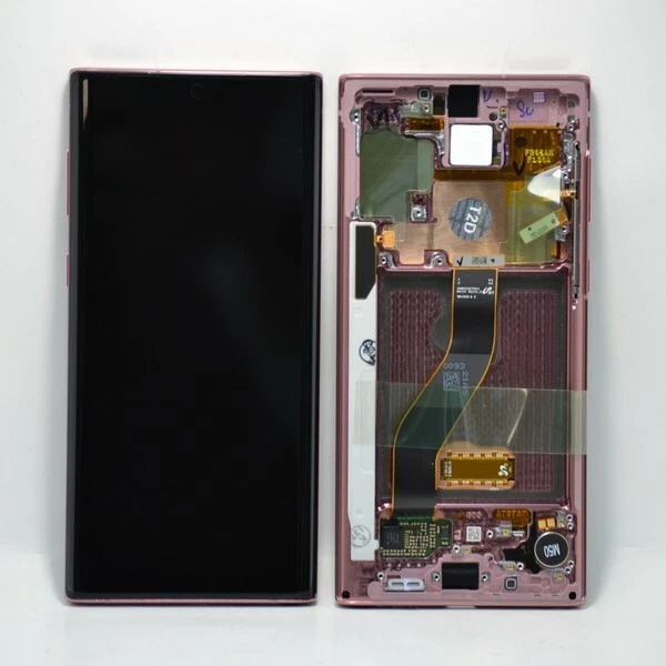 Genuine Samsung Note 10 (N970F) LCD Assy +Frame New Pink GH82-20818F - Image 1 of 1