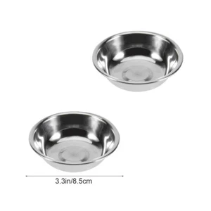 5 Pcs sauce dishes tray saucers bowl sauce dish stainless steel dipping - Picture 1 of 1