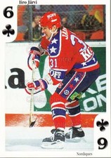 1999-00 Finnish Cardset Aces High Playing Card #5 Iiro Jarvi