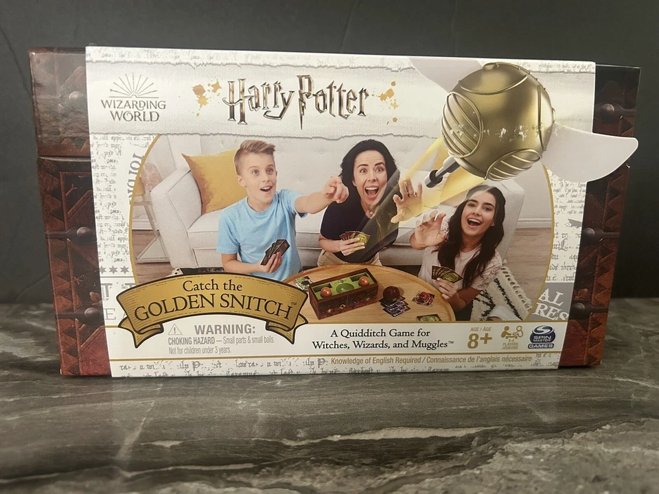 SEALED Harry Potter Catch the Golden Snitch Quidditch NEW Card Game - Image 1 of 1