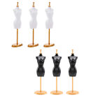  6 Pcs Maniquine Doll Dress Display Rack Model Stand Human Body