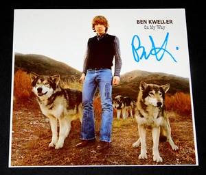 ¡FOTO DE PORTADA DEL ÁLBUM BEN KWELLER FIRMADA EN MY WAY 12X12!!¡! - Imagen 1 de 1
