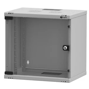 19 Zoll Netzwerkschrank Serverschrank 19" 9HE Wandgehäuse Rack Server Hellgrau - Bild 1 von 9