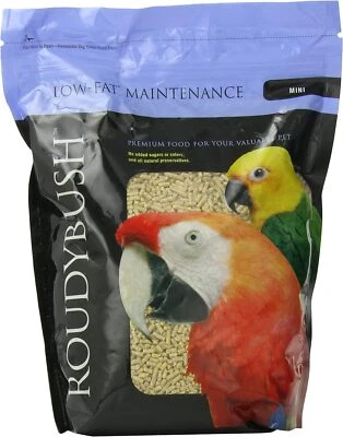 Roudybush Low Fat Maintenance - Mini - 44-oz Bird Pellets Bird Food Parrot Food - Image 1 of 3