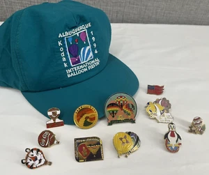 Ballon Fiesta Pins & Hut Vintage Fiesta Mütze 1994 verstellbar Vintage Pins - Bild 1 von 24
