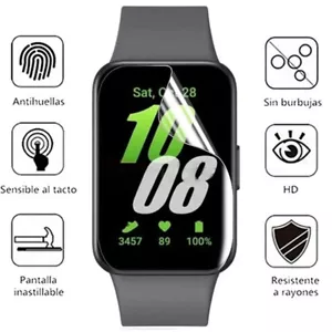 2 x Screen Protector Hydrogel Film Cover For Samsung Galaxy Fit 3 Watch - Picture 1 of 12