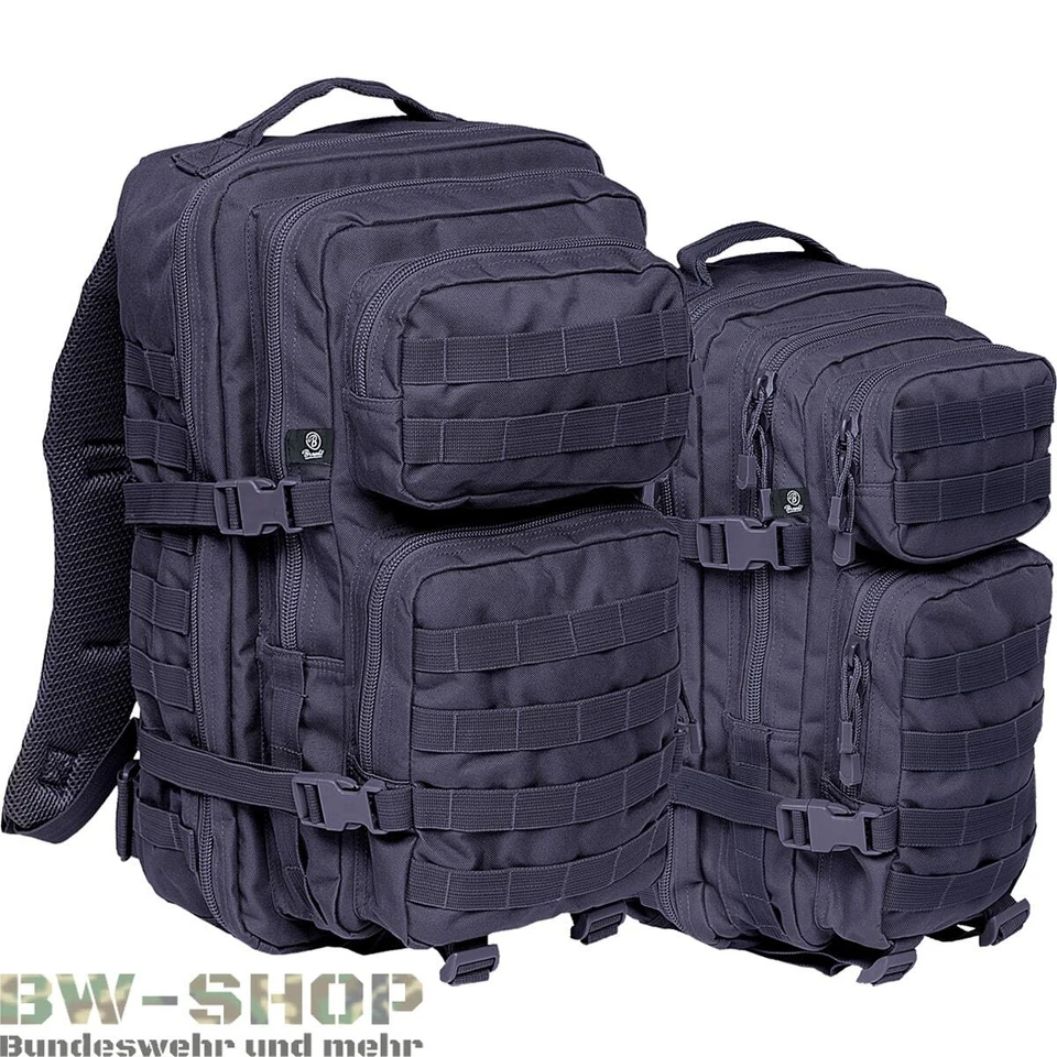 US ASSAULT PACK RUCKSACK BLAU NAVY NEU 30L & 50L ARMEE OUTDOOR TASCHE BW COOPER - Bild 1 von 1