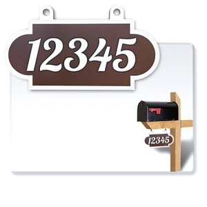Double Sided Super Reflective Customized Fancy Shaped Hanging Mailbox Address - Picture 1 of 42