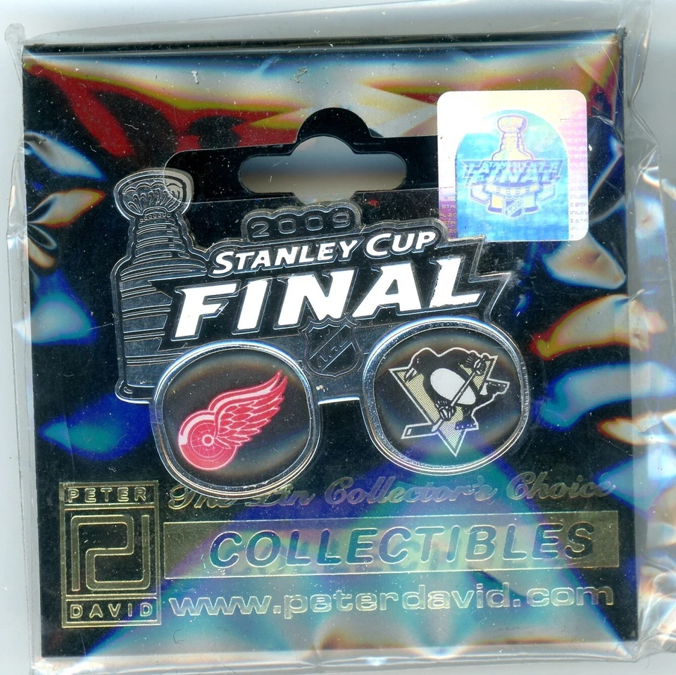 2009 Detroit Red Wings vs Pittsburgh Penguins  Stanley Cup Final Pin wincraft 82 - Image 1 of 1