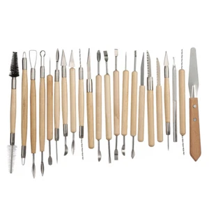 22 Stck. Edelstahl Taxidermie Bildhauerei Werkzeug Set Holz Ton Schnitzwerkzeuge Kits - Bild 1 von 5