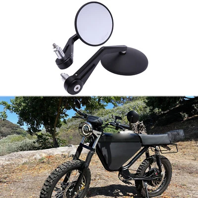 7/8" 22mm Handlebar Mirrors Bar End Rearview For ONYX Super73 RX-E Motorbikes - Image 1 of 4