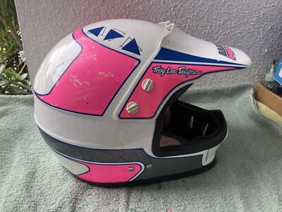 Vintage Answer Troy Lee Designs Motorcycle Racing Helmet M - Image 1 of 4