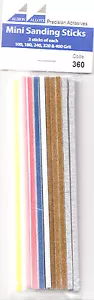 Albion Legierungen 360er Pack Sortiment Mini Schleifen & Schlichten Schleifstäbe 2. P - Bild 1 von 11