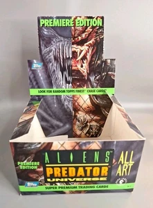 Vtg 90s 1994 Topps Alien vs Predator All Art Trading Card EMPTY DISPLAY BOX ONLY - Picture 1 of 15