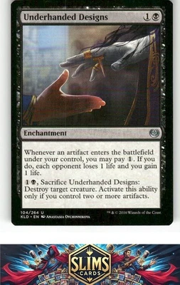 Magic the Gathering MTG Kaladesh Underhanded Designs #104 Buy 2 Get 1 - Image 1 of 2