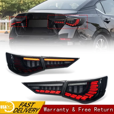 LED Tail lights For Nissan 8th Gen Sentra 2020-2024 Rear Lights Taillights - Image 1 of 4