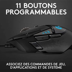 Logitech G502 HERO Souris Gamer Filaire Haute - Photo 1/4