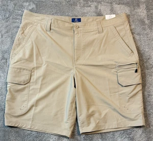 Pantalones Cortos George At The Knee Elastizados Fácil Cuidado UPF 30 Golf Para Hombre Beige Talla 40 Nuevos con Etiquetas - Imagen 1 de 12