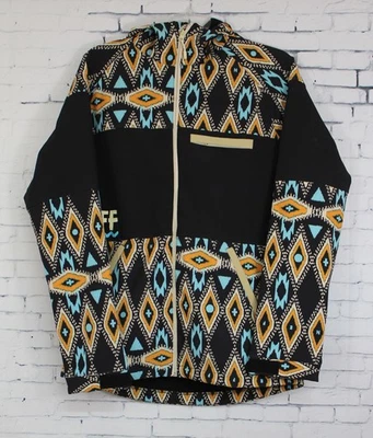 New Neff Mens Tribal Softshell Jacket Large Black - Image 1 of 2