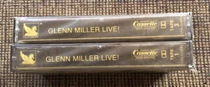Glenn Miller Live 2 Cassette Tape Set Sealed New - Picture 1 of 3