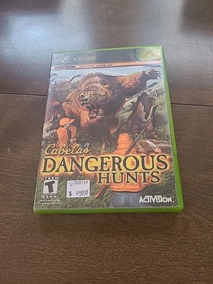 Xbox Cabelas Dangerous Hunts Video Game Disc With Case V000145 - Image 1 of 4