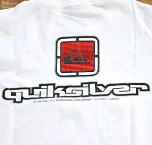 Camiseta de Surf Boarding Y2K Quicksilver De Colección Rara Company Tech Para Hombre Mediana  - Imagen 1 de 9