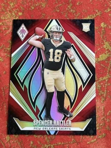 2024 Panini Phoenix Spencer Rattler Red Fade /299 #239 Rookie RC New Orleans - Picture 1 of 2