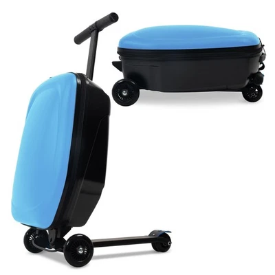 Mala de scooter 20" para crianças, bagagem de passeio 2 em 1 com rodas para meninos e... - Imagem 1 de 4