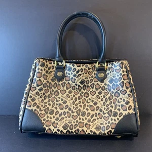 Loungefly Sanrio HELLO KITTY Large Faux Leather Bag Leopard Print Read - Picture 1 of 16