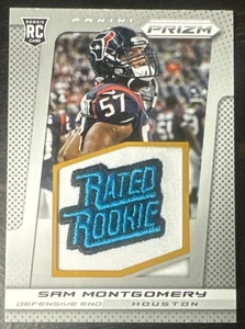 Tarjeta de novato Sam Montgomery 2013 PRIZM RATED ROOKIE PATCH #284 (6721) - Imagen 1 de 2