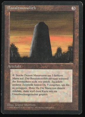 Basaltmonolith / Basalt Monolith - Foreign Limited - Near Mint - MTG / Magic - Bild 1 von 2