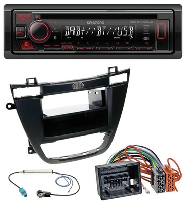 Kenwood MP3 CD USB Bluetooth DAB Autoradio für Opel Insignia 2008-2013 schwarz - Bild 1 von 4
