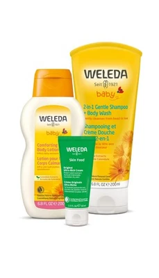 Champú 2 en 1 Weleda Baby Caléndula, Jabón Corporal, Loción Confortante... Envío Rápido Foto 1 de 4