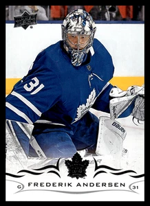 2018-19 Upper Deck Frederik Andersen #167 Toronto Maple Leafs NHL Hockey - Picture 1 of 2